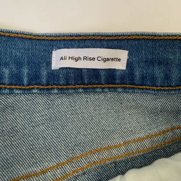 FRAME Ali High-Rise Cigarette Jeans in Opus size 32 - Picture 9 of 12